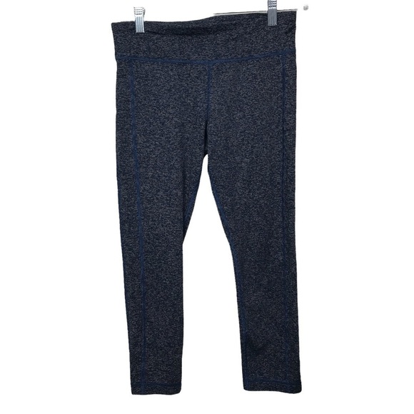 Under Armour Blue Crop Athletic Leggings Approx Small - Picture 1 of 6